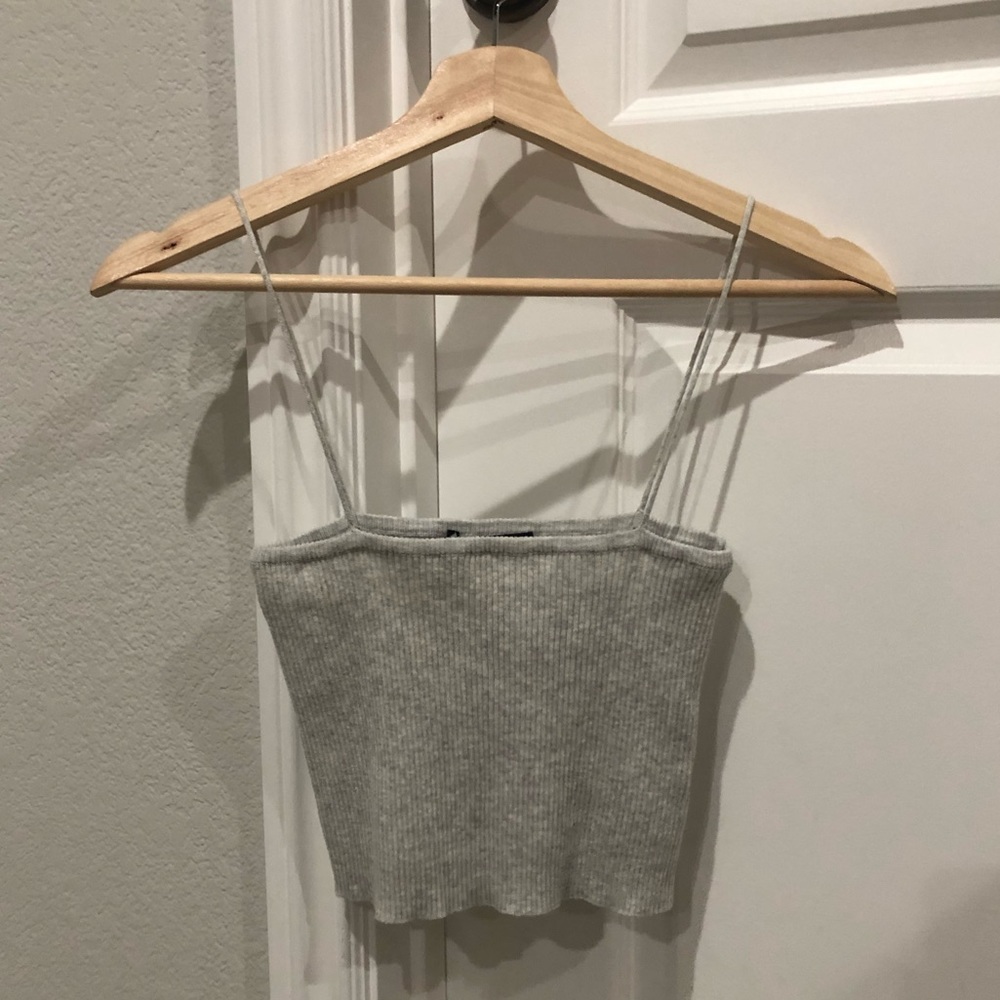 Grey Brandy Melville Crop Top